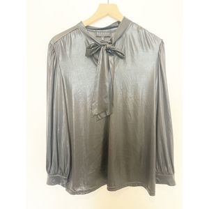 Eloquii bow tie blouse